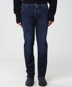 Uomini Giannini Jeans | Jeans Jacob Cohen Denim Blu Scuro (559D)