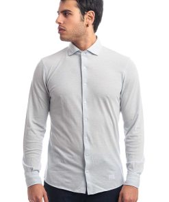 Uomini Giannini Camicie | Camicia La Fileria 60120 81402