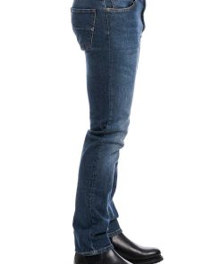 Uomini Giannini Jeans | Jeans Da Costruzione 0/Zero Denim Blu Medio (Ssw15819)