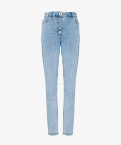 Donne Giannini Jeans | Jeans Moschino Jeans Fantasia Blu (A1295)