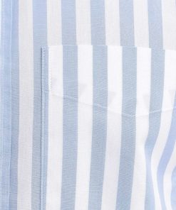 Uomini Giannini Camicie | Camicia Aspesi S3_A_Ce13_M261_ Bianco/Blu (20103)