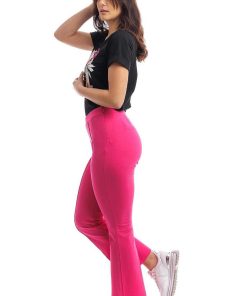 Donne Giannini Pantaloni Sportivi E Pantaloncini | Pantalone Felpa Liu°Jo Ta3145F0090 Fucsia (82143)