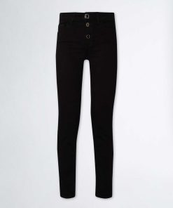 Donne Giannini Jeans | Liu°Jo Jeans Denim Nero (88000)