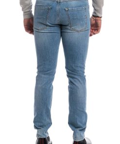 Uomini Giannini Jeans | Jeans Da Costruzione 0/Zero Denim Chiaro (Ssw15163)