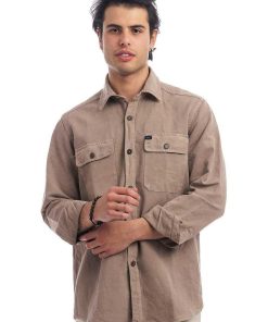 Uomini Giannini Camicie | Camicia Fay Ncma146260Tvbg Beige (C017)