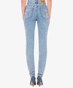 Donne Giannini Jeans | Jeans Moschino Jeans Fantasia Blu (A1295)