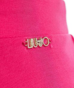 Donne Giannini Pantaloni Sportivi E Pantaloncini | Pantalone Felpa Liu°Jo Ta3145F0090 Fucsia (82143)