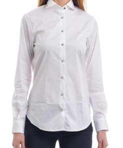 Donne Giannini Camicie | Camicia Xacus 45700 Nina 4104 Bianco (402)