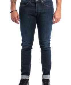 Uomini Giannini Jeans | Jeans Dondup Denim Blu Scuro (800)