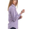 Donne Giannini Camicie | Camicia Xacus 45224 Pina 1103 Bianco/Lilla (2)