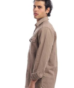 Uomini Giannini Camicie | Camicia Fay Ncma146260Tvbg Beige (C017)