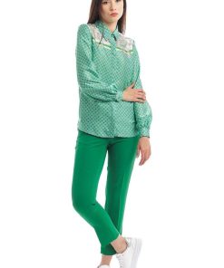 Donne Giannini Camicie | Maglia Liu°Jo Wa3512T8876 Verde (Q9359)