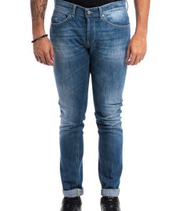 Uomini Giannini Jeans | Jeans Dondup Blu Denim Medio (800)