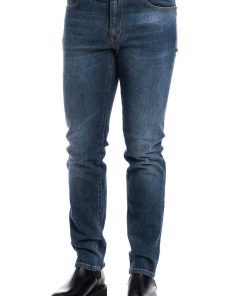 Uomini Giannini Jeans | Jeans Da Costruzione 0/Zero Denim Blu Medio (Ssw15819)