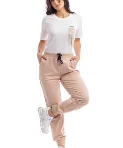 Donne Giannini Pantaloni Sportivi E Pantaloncini | Pantalone In Felpa Liu°Jo Ta3112J6182