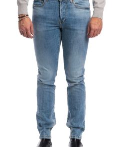 Uomini Giannini Jeans | Jeans Da Costruzione 0/Zero Denim Chiaro (Ssw15163)