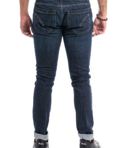 Uomini Giannini Jeans | Jeans Dondup Denim Blu Scuro (800)