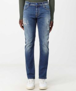 Uomini Giannini Jeans | Jeans Jacob Cohen Denim Blu Medio (601D)