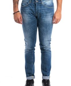 Uomini Giannini Jeans | Jeans Dondup Blu Denim Medio (800)