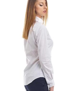 Donne Giannini Camicie | Camicia Xacus 45700 Nina 4104 Bianco (402)