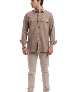 Uomini Giannini Camicie | Camicia Fay Ncma146260Tvbg Beige (C017)