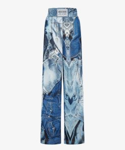 Donne Giannini Pantaloni | Pantalone Moschino Jeans Fantasia (J1888)