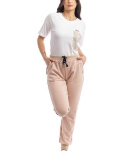 Donne Giannini Pantaloni Sportivi E Pantaloncini | Pantalone In Felpa Liu°Jo Ta3112J6182