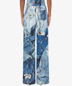 Donne Giannini Pantaloni | Pantalone Moschino Jeans Fantasia (J1888)