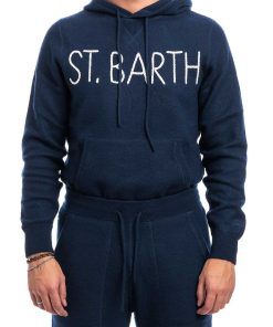 Uomini Giannini Pantaloni | Mc2 Sainth Barth Panta Felpa 61 Blu Marino (00053E)