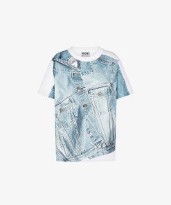 Uomini Giannini Maglioni | T-Shirt Moschino Jeans Fantasia (J1888)