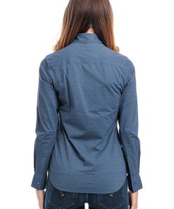 Donne Giannini Camicie | Xacus Camicia Fantasia Blu/Marrone (003)