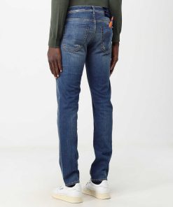 Uomini Giannini Jeans | Jeans Jacob Cohen Denim Blu Medio (601D)