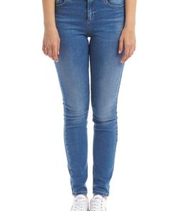 Donne Giannini Jeans | Liu°Jo Jeans Ua3059Ds004 Denim Blu Medio (78417)