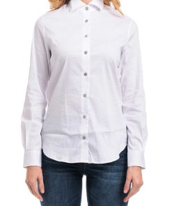 Donne Giannini Camicie | Xacus Camicia Bianco (001)