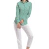 Donne Giannini Camicie | Camicia Xacus 45224 Pina 1103 Verde (3)